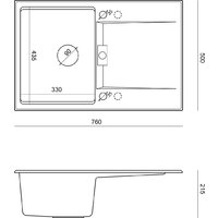 Кухонная мойка Quadron HQO7650U1PVDC1 - Превью изображения №7 — Интернет-магазин Time-Shop