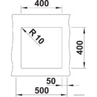 Кухонная мойка Blanco Rotan 400-U 526097 (черный) - Превью изображения №3 — Интернет-магазин Time-Shop