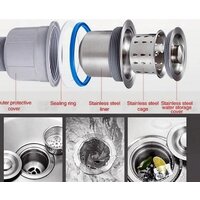 Кухонная мойка Roxen Simple 560220-50B PVD графит (с коландером и дозатором) - Превью изображения №10 — Интернет-магазин Time-Shop