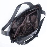 Женская сумка Poshete 845-SR6065OL-BLK (черный) - Превью изображения №3 — Интернет-магазин Time-Shop