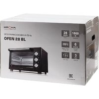 Мини-печь Krona Ofen 28 BL - Превью изображения №15 — Интернет-магазин Time-Shop