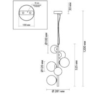 Подвесная люстра Odeon Light Tovi 4818/6 - Превью изображения №4 — Интернет-магазин Time-Shop