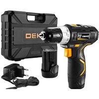 Дрель-шуруповерт Deko GCD12DU3 SET 4 063-4140 (с 2-мя АКБ, кейс, набор оснастки) - Превью изображения №2 — Интернет-магазин Time-Shop