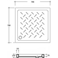 Душевой поддон RGW CR-077 70x70 - Превью изображения №2 — Интернет-магазин Time-Shop