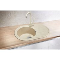 Кухонная мойка Granula 7601 (бежевый) - Превью изображения №3 — Интернет-магазин Time-Shop