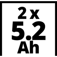Набор аккумуляторов Einhell Twinpack 4511526 (18В/5.2 Ah) - Превью изображения №3 — Интернет-магазин Time-Shop