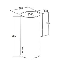 Кухонная вытяжка GrandGermes Aston 35 (нержавеющая сталь) - Превью изображения №13 — Интернет-магазин Time-Shop