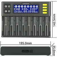Зарядное устройство LiitoKala Lii-S8 - Превью изображения №8 — Интернет-магазин Time-Shop