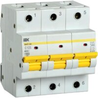 IEK ВА 47-150 125А 3Р 15кА С MVA50-3-125-C