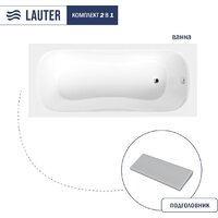 Ванна Lauter Sophia 150 21205150 (с серым подголовником) - Превью изображения №2 — Интернет-магазин Time-Shop