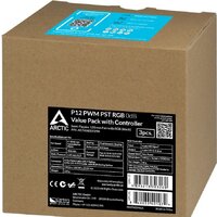 Комплект вентиляторов для корпуса Arctic P12 PWM PST RGB 0dB Triple Pack (3 шт) ACFAN00229A - Превью изображения №5 — Интернет-магазин Time-Shop