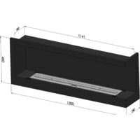 Биокамин SimpleFire Corner 1200 R - Превью изображения №5 — Интернет-магазин Time-Shop