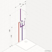 Душевая система  Kludi Bozz 387363976 - Превью изображения №6 — Интернет-магазин Time-Shop