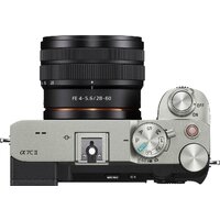 Беззеркальный фотоаппарат Sony Alpha a7C II Kit 28-60mm (серебристый) - Превью изображения №3 — Интернет-магазин Time-Shop