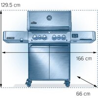 Газовый гриль для дачи Napoleon Prestige 500 Connected RSIB P500VXRSIBPK-PL-PHM - Превью изображения №2 — Интернет-магазин Time-Shop