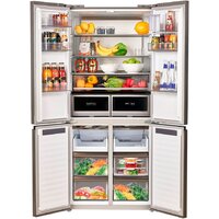 Четырёхдверный холодильник MAUNFELD MFF190NFDSX - Превью изображения №5 — Интернет-магазин Time-Shop