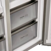 Четырёхдверный холодильник MAUNFELD MFF190NFDSX - Превью изображения №11 — Интернет-магазин Time-Shop