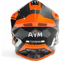 Мотошлем AIM RH855 Carbon Terrain RH855T-DBO-M (M, черный/оранжевый) - Превью изображения №4 — Интернет-магазин Time-Shop