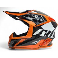 Мотошлем AIM RH855 Carbon Terrain RH855T-DBO-M (M, черный/оранжевый) - Превью изображения №3 — Интернет-магазин Time-Shop
