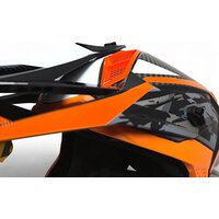 Мотошлем AIM RH855 Carbon Terrain RH855T-DBO-M (M, черный/оранжевый) - Превью изображения №8 — Интернет-магазин Time-Shop