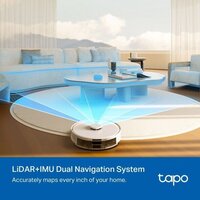 Робот-пылесос TP-Link Tapo RV30 Max (белый) - Превью изображения №11 — Интернет-магазин Time-Shop