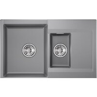 Кухонная мойка Granula ES-7808 (алюминиум) - Превью изображения №2 — Интернет-магазин Time-Shop