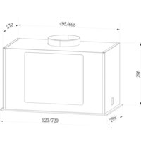 Кухонная вытяжка LEX GS Bloc GS 600 (белый) - Превью изображения №2 — Интернет-магазин Time-Shop