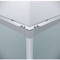 Душевая дверь Grossman Galaxy 80x195 1/2.K33.01.80.10.02 (хром/шиншилла стекло) - Превью изображения №5 — Интернет-магазин Time-Shop