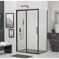 Душевой уголок RGW LE-41-1B (LE-12B + Z-060-2B) 341241198-014 190x80 (черный/прозрачное стекло) - Превью изображения №2 — Интернет-магазин Time-Shop