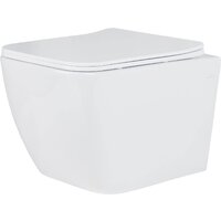 Унитаз подвесной Roxen Cube bidet в комплекте с инсталляцией StounFix Dual Fresh 6 в 1 968439 (кнопка: сатин) - Превью изображения №5 — Интернет-магазин Time-Shop