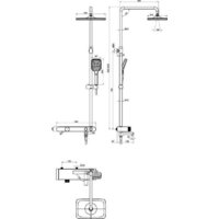 Душевая система  Cersanit Vivo 64089 - Превью изображения №11 — Интернет-магазин Time-Shop
