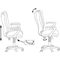 Офисное кресло Бюрократ CH-540AXSN/26-28 (черный) - Превью изображения №5 — Интернет-магазин Time-Shop