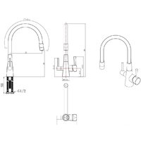 Смеситель Lemark Comfort LM3075BL - Превью изображения №3 — Интернет-магазин Time-Shop