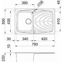 Кухонная мойка Elleci Master 300 M70 Ghisa - Превью изображения №2 — Интернет-магазин Time-Shop
