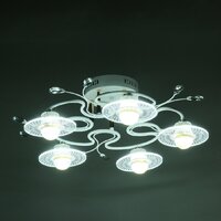 Припотолочная люстра BayerLux Патрисия 10385935 (белый) - Превью изображения №2 — Интернет-магазин Time-Shop