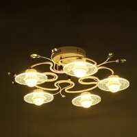 Припотолочная люстра BayerLux Патрисия 10385935 (белый) - Превью изображения №4 — Интернет-магазин Time-Shop