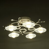 Припотолочная люстра BayerLux Патрисия 10385935 (белый) - Превью изображения №3 — Интернет-магазин Time-Shop