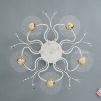 Припотолочная люстра BayerLux Патрисия 10385935 (белый) - Превью изображения №7 — Интернет-магазин Time-Shop