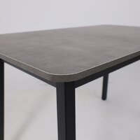 Кухонный стол Мамадома Tirk radial-110 раздвижной 110-142х70 (дымчатая керамика/черный) - Превью изображения №10 — Интернет-магазин Time-Shop