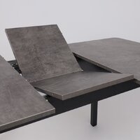 Кухонный стол Мамадома Tirk radial-110 раздвижной 110-142х70 (дымчатая керамика/черный) - Превью изображения №18 — Интернет-магазин Time-Shop