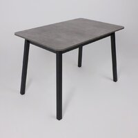 Кухонный стол Мамадома Tirk radial-110 раздвижной 110-142х70 (дымчатая керамика/черный) - Превью изображения №8 — Интернет-магазин Time-Shop