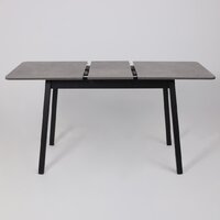 Кухонный стол Мамадома Tirk radial-110 раздвижной 110-142х70 (дымчатая керамика/черный) - Превью изображения №23 — Интернет-магазин Time-Shop