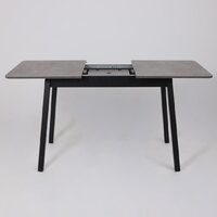 Кухонный стол Мамадома Tirk radial-110 раздвижной 110-142х70 (дымчатая керамика/черный) - Превью изображения №21 — Интернет-магазин Time-Shop