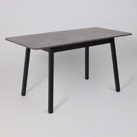 Кухонный стол Мамадома Tirk radial-110 раздвижной 110-142х70 (дымчатая керамика/черный) - Превью изображения №19 — Интернет-магазин Time-Shop