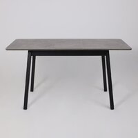 Кухонный стол Мамадома Tirk radial-110 раздвижной 110-142х70 (дымчатая керамика/черный) - Превью изображения №24 — Интернет-магазин Time-Shop