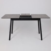 Кухонный стол Мамадома Tirk radial-110 раздвижной 110-142х70 (дымчатая керамика/черный) - Превью изображения №22 — Интернет-магазин Time-Shop