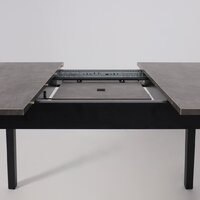 Кухонный стол Мамадома Tirk radial-110 раздвижной 110-142х70 (дымчатая керамика/черный) - Превью изображения №16 — Интернет-магазин Time-Shop