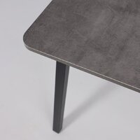 Кухонный стол Мамадома Tirk radial-110 раздвижной 110-142х70 (дымчатая керамика/черный) - Превью изображения №13 — Интернет-магазин Time-Shop