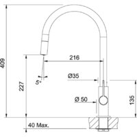 Смеситель Franke Ambient Evo 115.0373.949 - Превью изображения №2 — Интернет-магазин Time-Shop