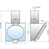 Кухонная вытяжка Elikor Графит 80Н-700-Э4Д (нержавеющая сталь/черное стекло) - Превью изображения №6 — Интернет-магазин Time-Shop